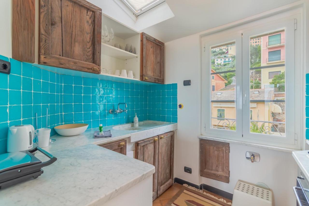 Sunny House Apartment Camogli Luaran gambar